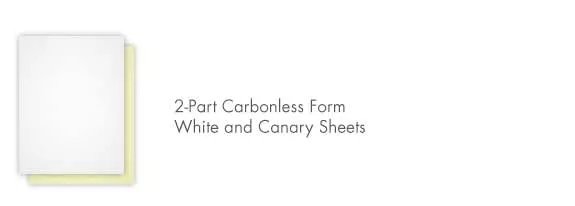 2 Part Carbonless Forms